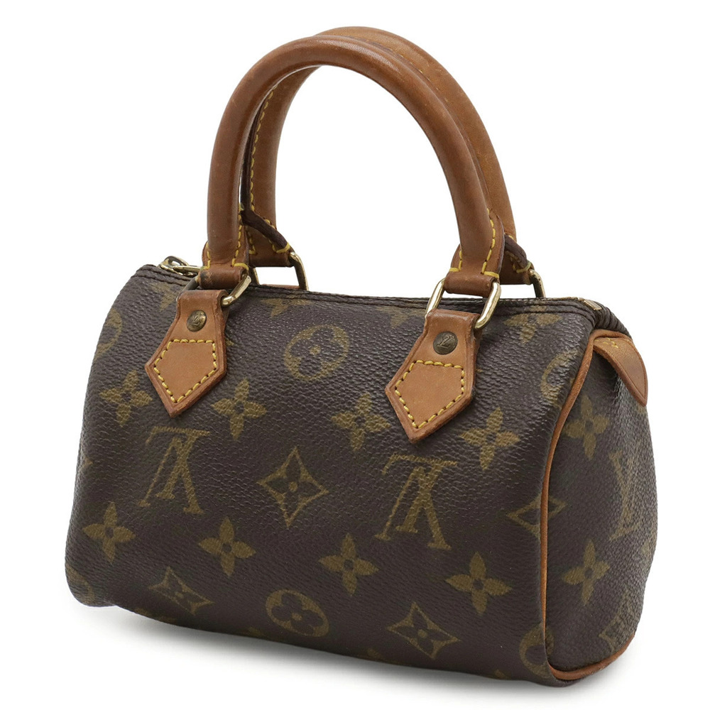 Louis Vuitton Clutch Handbag Case Monogram Pouch Speedy Accessory Brown
